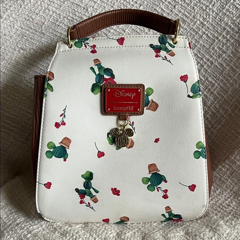 Loungefly Disney Mickey , Goofy, Donald Cactus Backpack or Purse